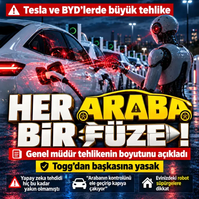 TEI Müdürü Akşit tehlikeyi açıkladı: Yapay zeka savaş simülasyonlarında arabaları füzeye çeviriyor! Kritik tesislerde elektrikli araç yasağı