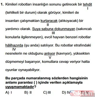 2019 YKS TYT soruları ve cevapları burada! Türkçe, Sosyal Bilimler, Matematik, Fen Bilimleri cevap anahtarı - 3