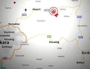 Ankara’da korkutan deprem