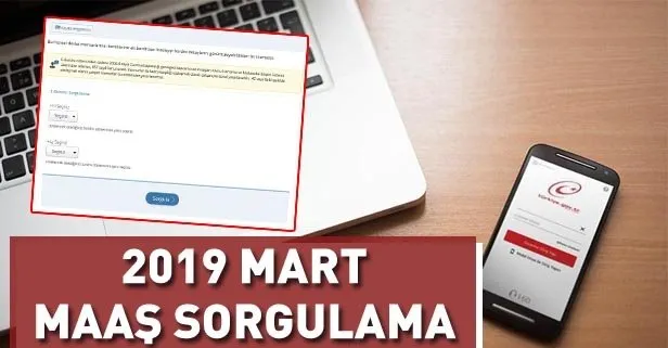 2019 Mart ayı maaş bordroları yayınlandı