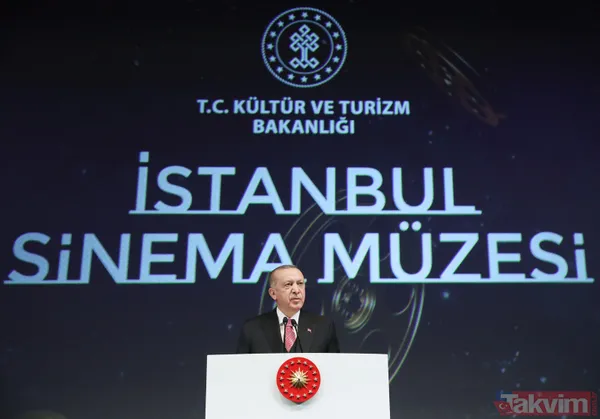 Başkan Erdoğan 'Tarihi Atlas Sineması'nın açılışını yaptı! Jason Stahham ve Guy Ritchie sürprizi... - 1