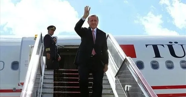 Başkan Erdoğan Türkiye'ye hareket etti
