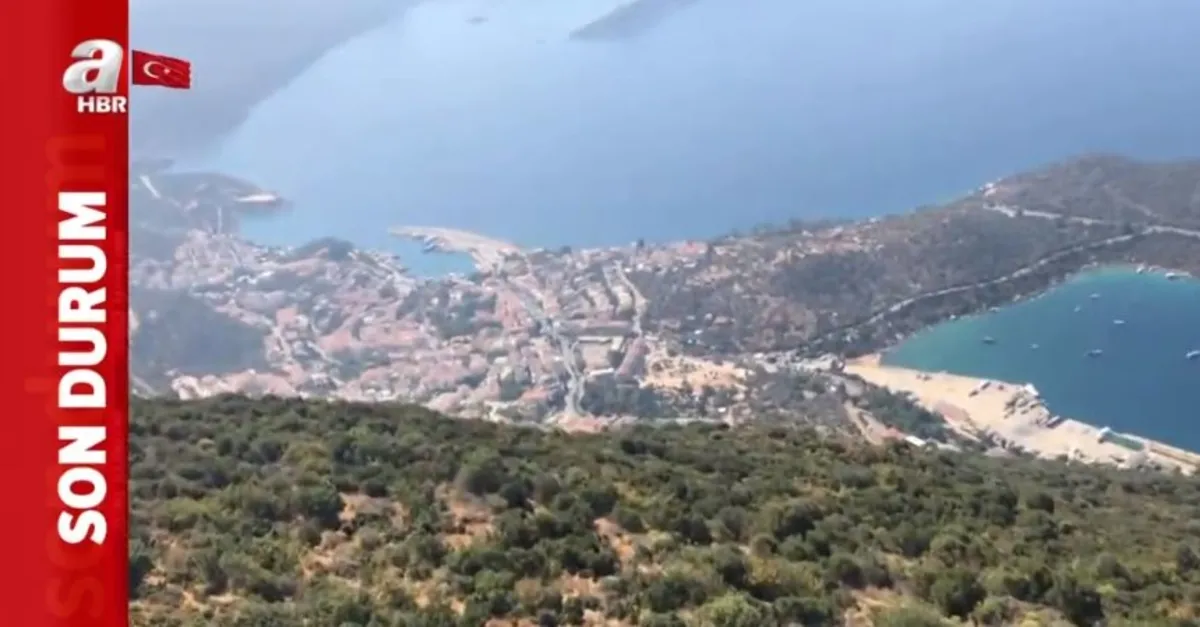 A Haber ekibi havadan görüntüledi: Yunanistan silahsız olması gereken adalara asker yığıyor!