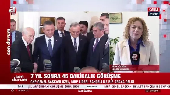 CHP Genel Başkanı Özgür Özel, MHP lideri Devlet Bahçeli’yi TBMM’de ziyaret etti