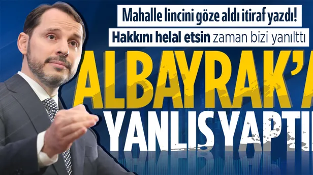 Enerjide devrim yaptı faiz lobisine kafa tuttu! Berat Albayrak itirafı: Hakkını helal etsin, zaman bizi yanılttı