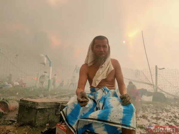 SON DAKİKA: İnsanlık dramı! Bangladeş'te mültecilerin kaldığı kampta yangın çıktı! 15 kişi öldü! 400 kişiden haber alınamıyor - 16