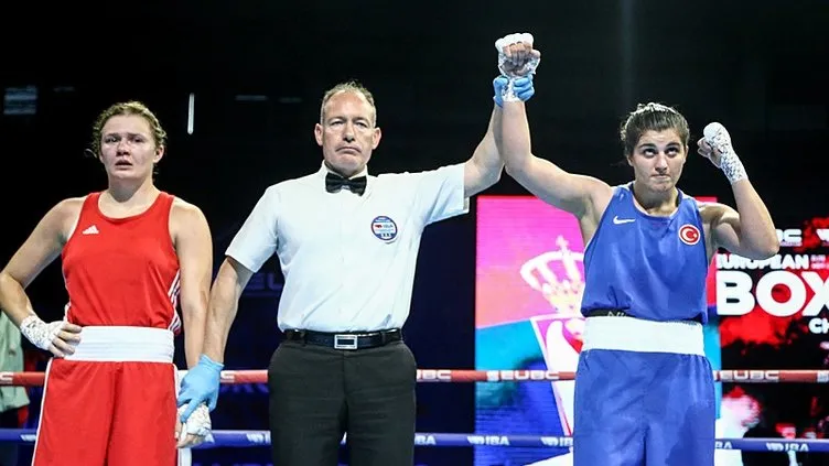 Milli sporcu Busenaz Sürmeneli, Avrupa Boks Şampiyonası’nda altın madalya kazandı!