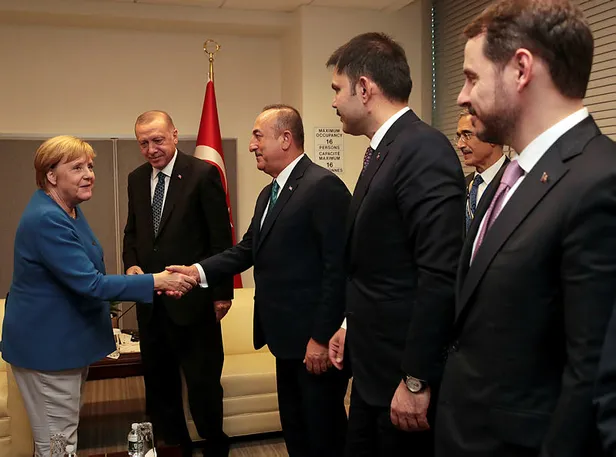 Son dakika: Başkan Erdoğan Almanya Başbakanı Merkel ile görüştü-2