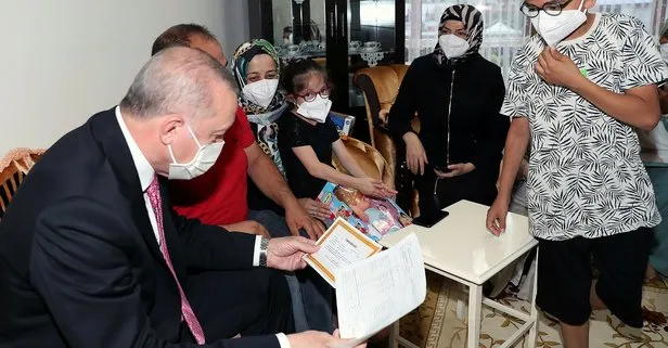 Başkan Erdoğan Sincan’da konuk olduğu Ürün ailesinin doğacak bebeğinin ismini verdi