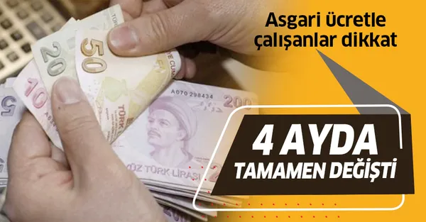 Milyonlarca çalışanı ilgilendiriyor! Yılın son aylarında asgari ücrette azalma olacak mı? 4 ayda değişti!-1