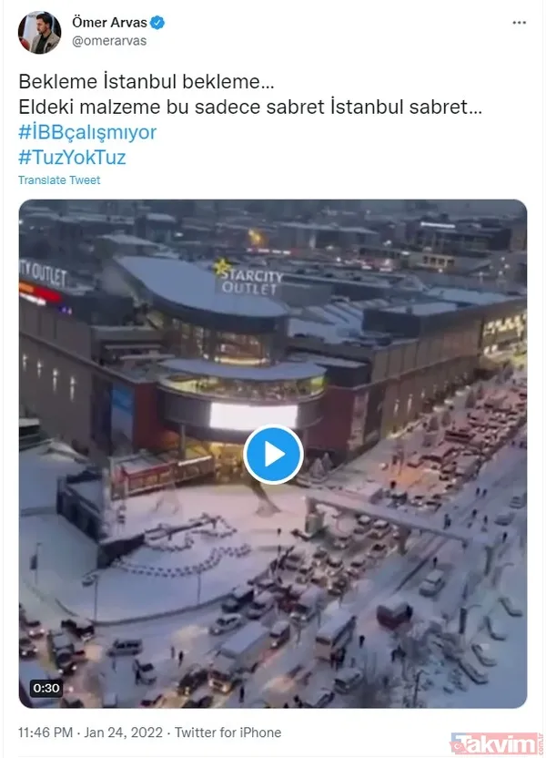 İstanbul'a yağan kar CHP'li İBB'yi sınıfta bıraktı! Vatandaş #imamoğluistifa paylaşımlarıyla isyan ediyor - 17