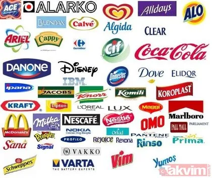 İsrail malları tam listesi! Türkiye’de satılan İsrail malları hangileri? İşte İsrail markalı ürünler…