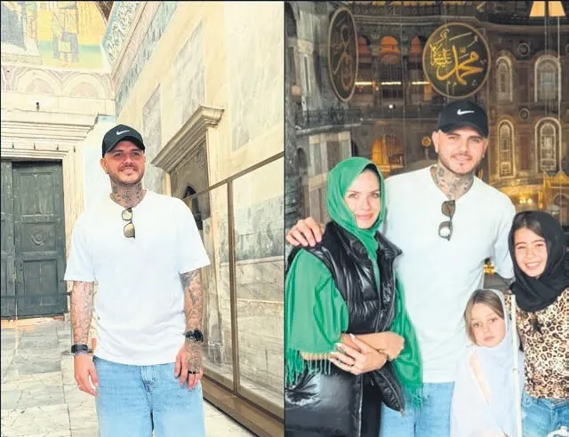 Icardi’den Ayasofya’ya ziyaret