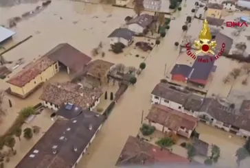 İtalya'da sel: İşte o anlar!