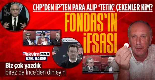 Muharrem İnce’nin bombaları sonrası akıllara geldi: CHP ve İYİ Parti’den para alıp ’tetik’ çeken gazeteciler kim?