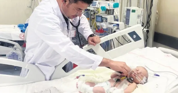 1.5 aylık Asel hayata tutundu...