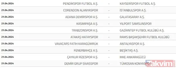 2023-2024 Süper Lig fikstürünün kuraları çekildi! Beşiktaş, Fenerbahçe, Galatasaray ve Trabzonspor'un ilk hafta rakipleri kimler? - 39