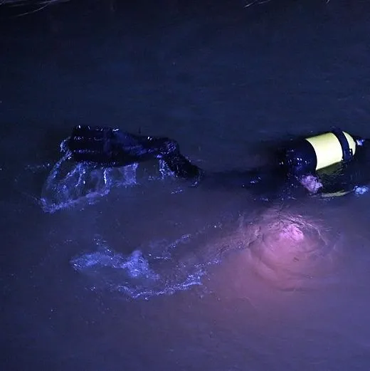 Otomobil dereye düştü!