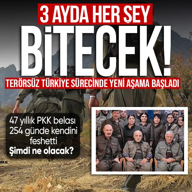 47 yıllık PKK belası 254 günde bitti! Terörsüz Türkiye sürecinde yeni aşama başladı | Şimdi ne olacak?
