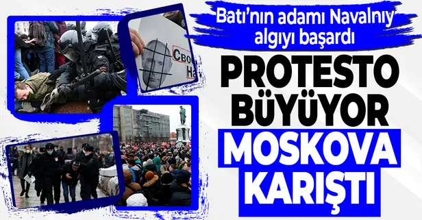 Rusya genelinde muhalifler, Aleksey Navalnıy’ın serbest bırakılması için Putin'e karşı protesto gösterisi düzenliyor