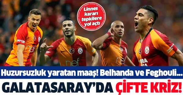 Galatasaray’da çifte kriz! Falcao’nun maaşı ve Linnes kararı takım ruhunu bozdu