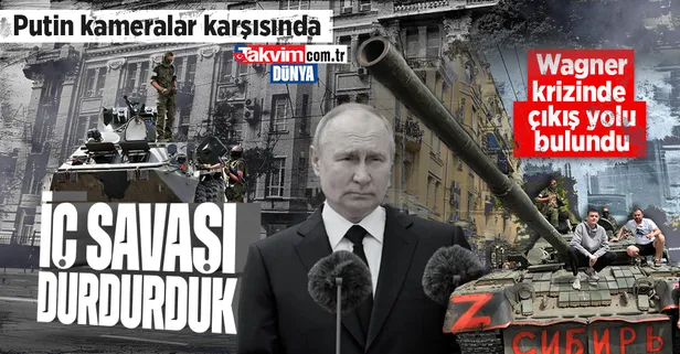 Son dakika: Wagner ayaklanmasının ardından ilk kez kameralar karşısında! Rusya Devlet Başkanı Vladimir Putin: İç savaşı önledik