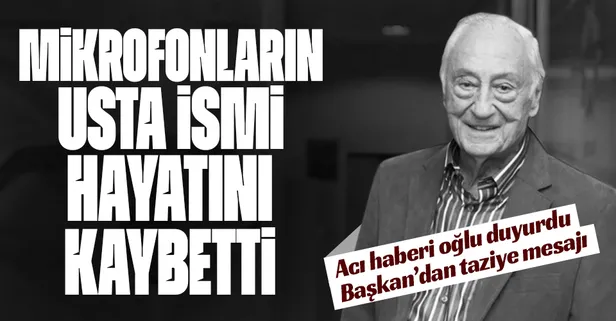 SON DAKİKA! Usta televizyon ve radyo sunucusu Halit Kıvanç hayatını kaybetti | Halit Kıvanç kimdir? Halit Kıvanç'ın cenaze programı