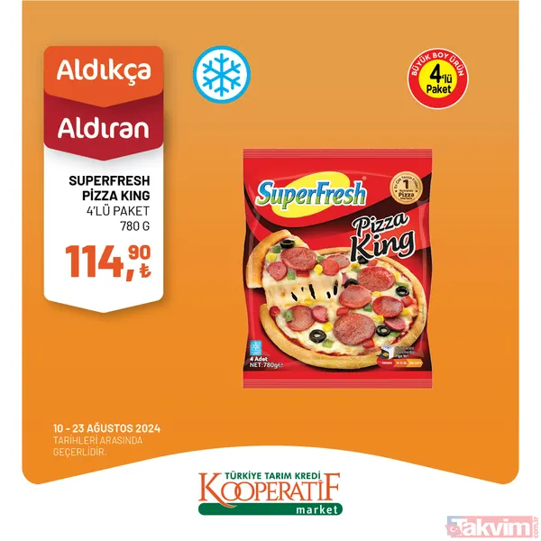 Tarım Kredi'de 59 üründe altın fiyatlar sıralandı! Hafta başı indirimi geldi: 13-23 Ağustos'ta yoğurt, peynir, tereyağı, balık, un... - 48