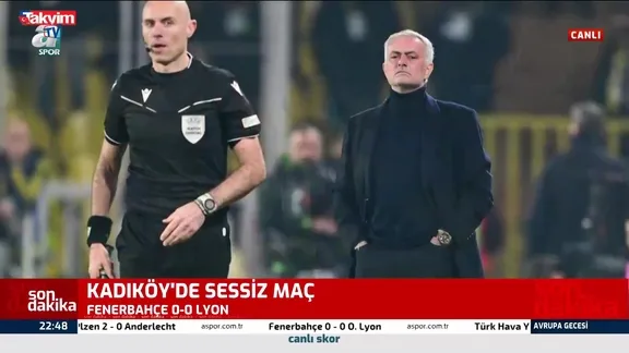 Kadıköy'de golsüz maç: Fenerbahçe 0 - 0 Lyon