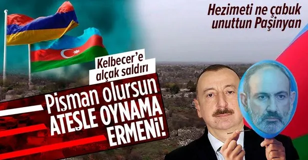 Uslanmayan Ermenistan ateşle oynamaya devam ediyor! Sınırdaki Azerbaycan mevzilerine alçak saldırı