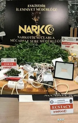 Son dakika: Eskişehir'de uyuşturucu operasyonu
