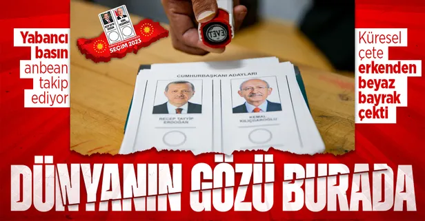 Dünyanın gözü kulağı Türkiye'de! Uluslararası basın anbean seçimi takip ediyor