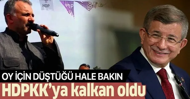 Ahmet Davutoğlu’ndan HDPKK’ya kayyum desteği: Terör sevici Ayhan Bilgen’e kalkan oldu