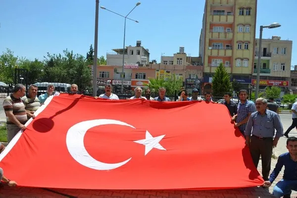 Kahta'da teröre lanet yağdı-2