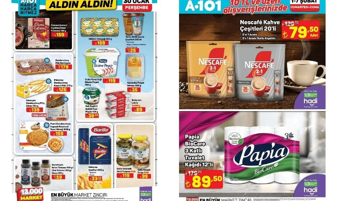 🛒 A101 aktüel 1-7 Şubat kataloğu!