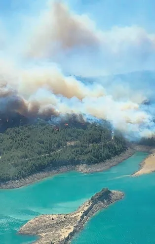 Hainler yine yaktı! Bu kez Manavgat...