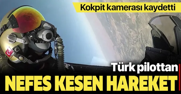 Kokpit içinden SOLOTÜRK'ün Büyük Zafer uçuşu! O hareketi nefes kesti