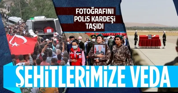Şehitlere veda!