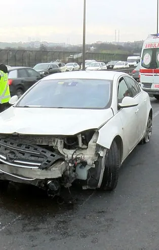 TEM'de makas atan sürücü kazaya neden oldu