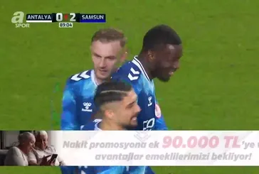 GOL |  Hesap.com Antalyaspor 0-2 Samsunspor