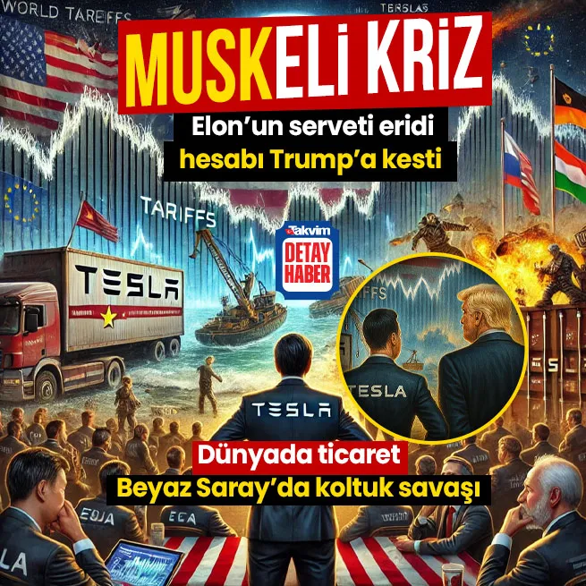 Elon Musk’ın serveti eridi hesabı Trump’a kesti! Beyaz Saray’da ticaret savaşı krizi