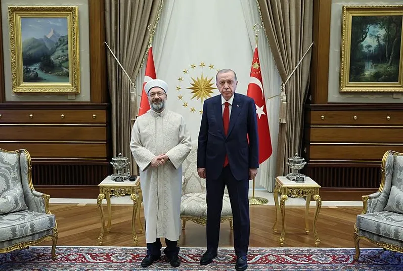 Başkan Erdoğan, Erbaş’ı kabul etti