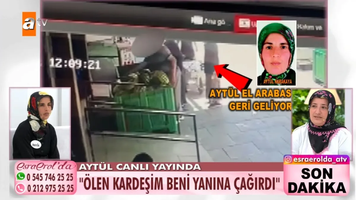 Esra Erol’da Ölen kardeşim yanına çağırdı dedi stüdyo buz kesti! Kayıp Aytül stüdyoda! Karpuz seçerken neler oldu?