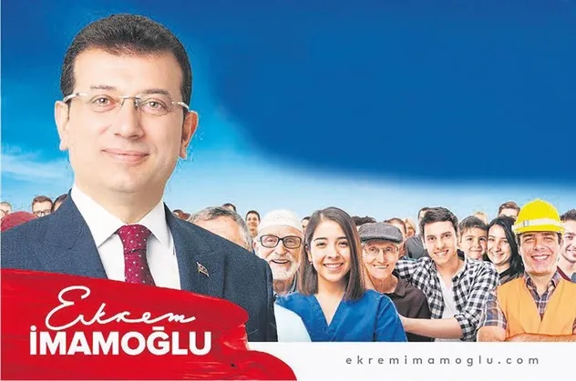 Ekrem İmamoğlu'nun posterindeki takke düştü bira göründü