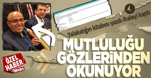 CHP’li İBB Başkanı Ekrem İmamoğlu’ndan yalakası Necati Özkan’a ihale kıyağı! Paraya boğdu