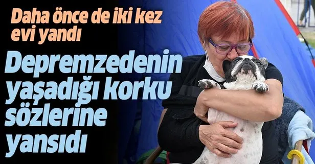 Daha önce iki kez evi yanan İzmirli depremzede: Evimi altın kapsalar yaşamam