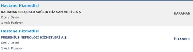 İŞKUR hastane personel alımı başladı: Temizlik personeli, güvenlik görevlisi...-3