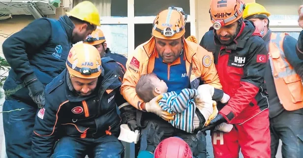 Asrın felaketi sonrası yakınlarına ulaşılamayan çocuklara Türkiye sahip çıktı
