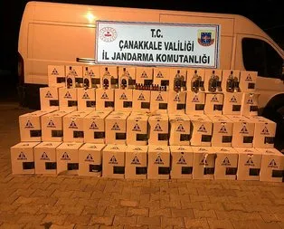 Çanakkale’de kaçak içki operasyonu: 2 gözaltı