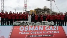 Osman Gazi, Sakarya Gaz Sahası’na uğurlandı: 2027’de günlük gaz üretimi 20 milyon metreküpe ulaşacak